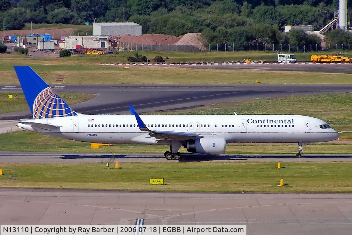 N13110, 1994 Boeing 757-224 C/N 27300, Boeing 757-224ET [27300] (Continental Airlines) Birmingham Int'l~G 18/07/2006