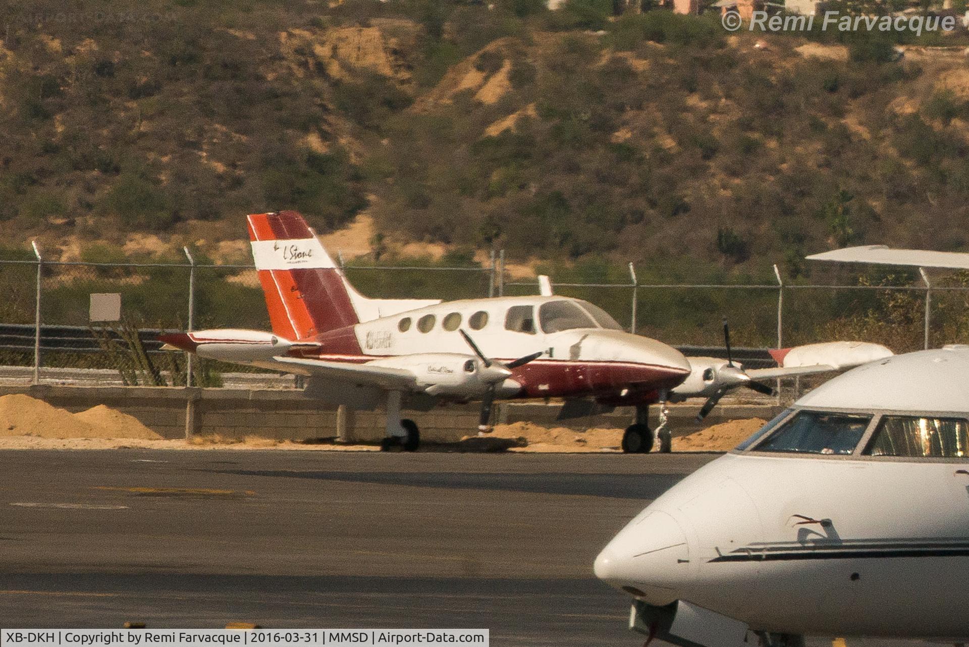 XB-DKH, Cessna 401 C/N Not found XB-DKH, Parked far north section of airport by highway.