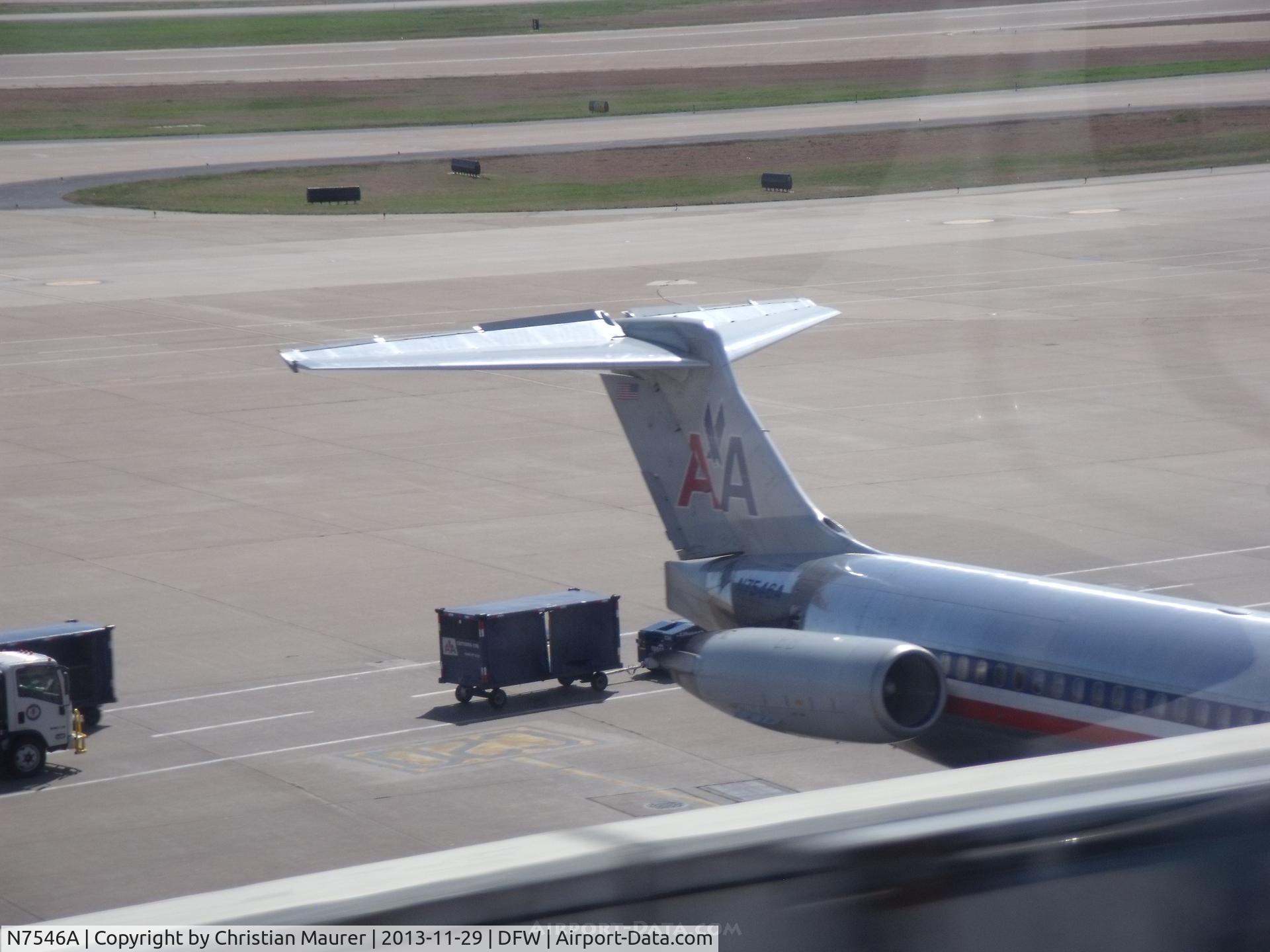 N7546A, 1990 McDonnell Douglas MD-82 (DC-9-82) C/N 53028, American MD-82