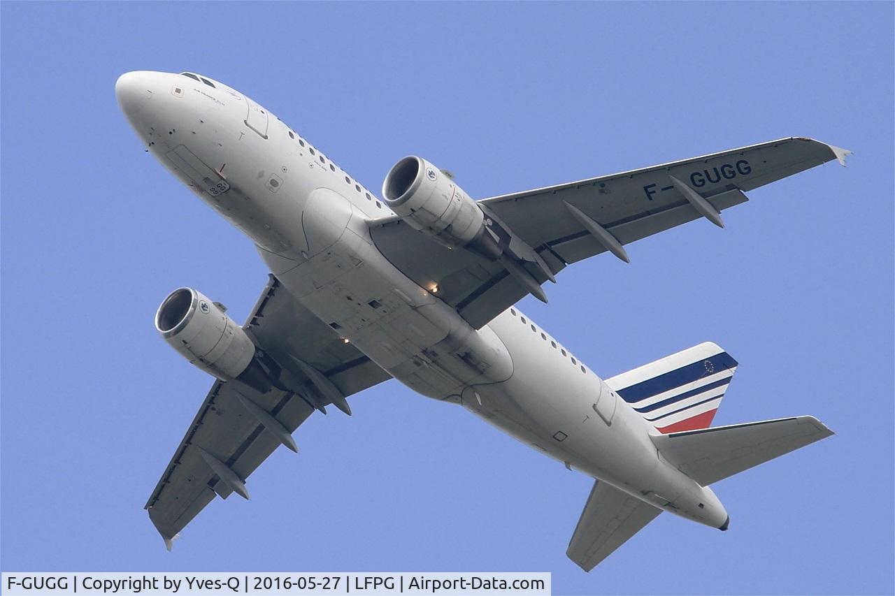 F-GUGG, 2004 Airbus A318-111 C/N 2317, Airbus A318-111, Take off rwy 27L, Roissy Charles De Gaulle airport (LFPG-CDG)
