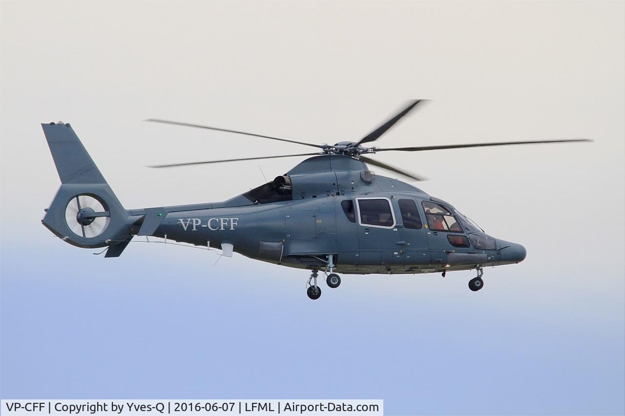VP-CFF, Eurocopter EC-155B-1 C/N 6988, Eurocopter EC-155B-1, Short approach Rwy 31R, Marseille-Provence Airport (LFML-MRS)