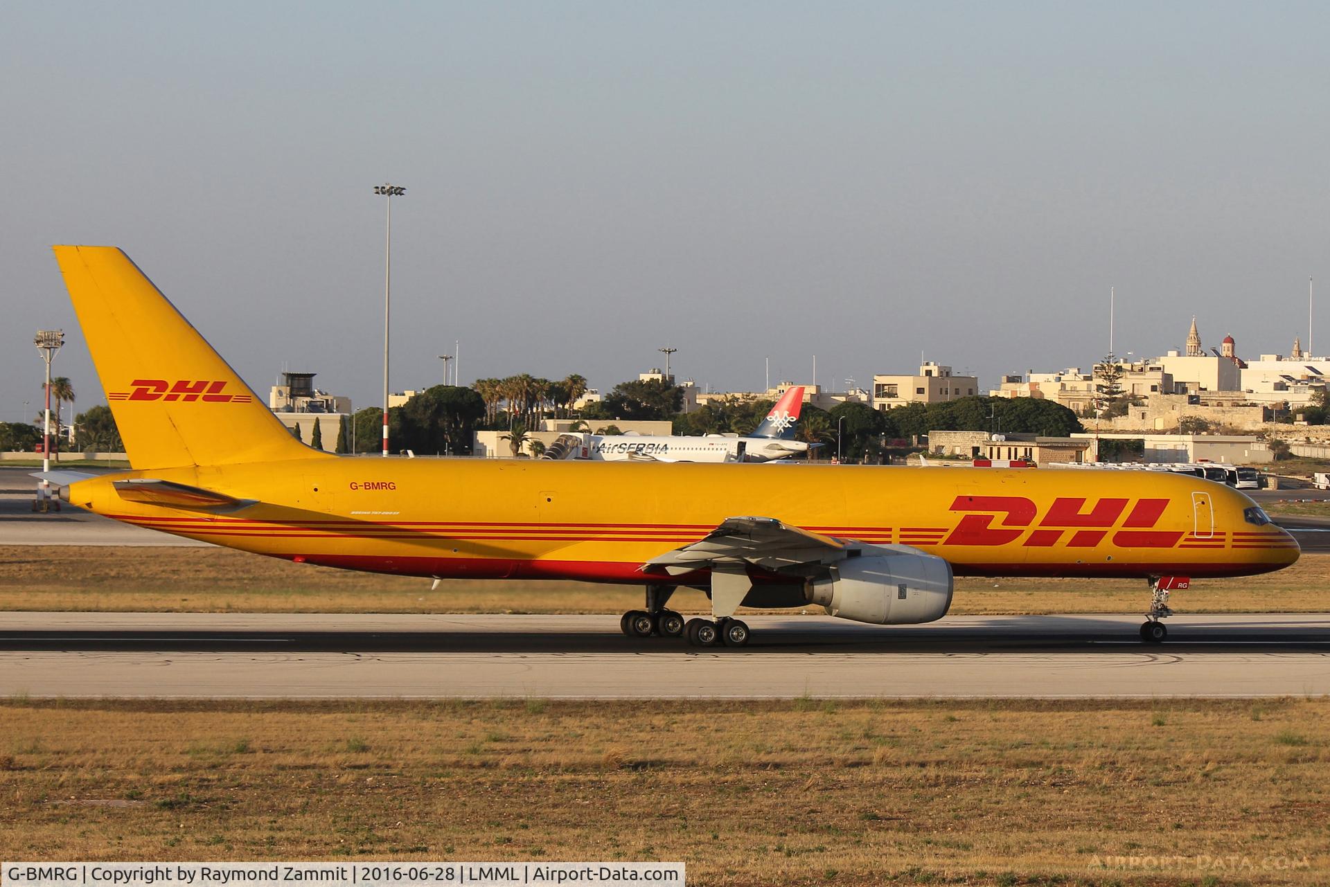 G-BMRG, 1988 Boeing 757-236/SF C/N 24102, B757 G-BMRG DHL