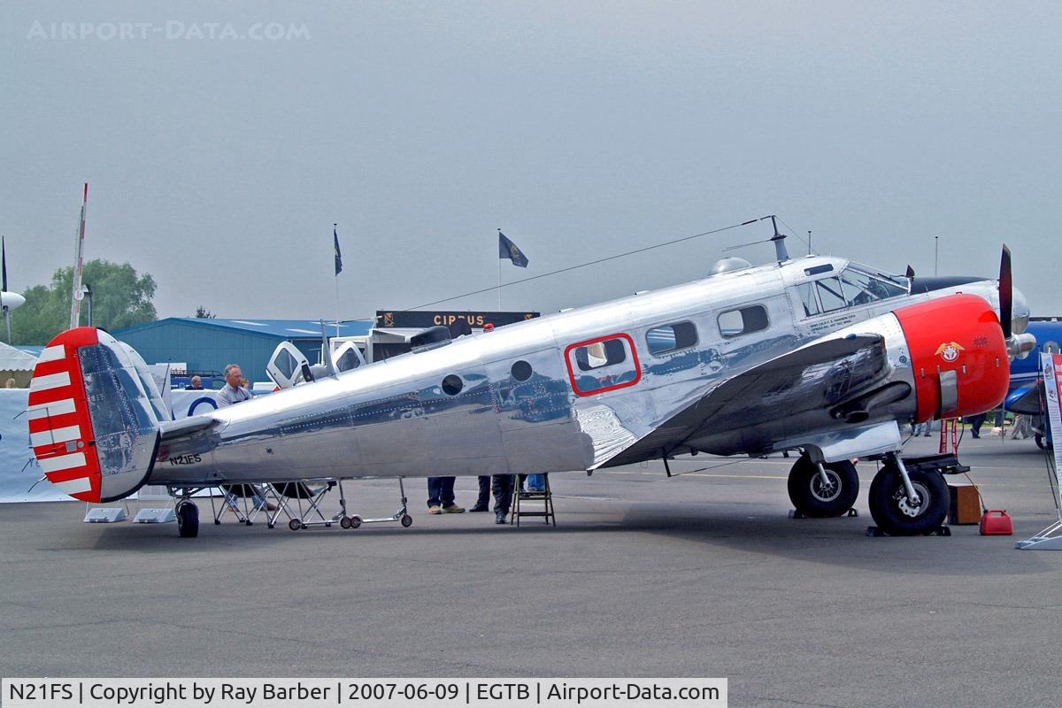 N21FS, 1952 Beech Expeditor 3NM C/N CA-138, Beech 3TM Expeditor [CA-138] Booker~G 09/06/2007