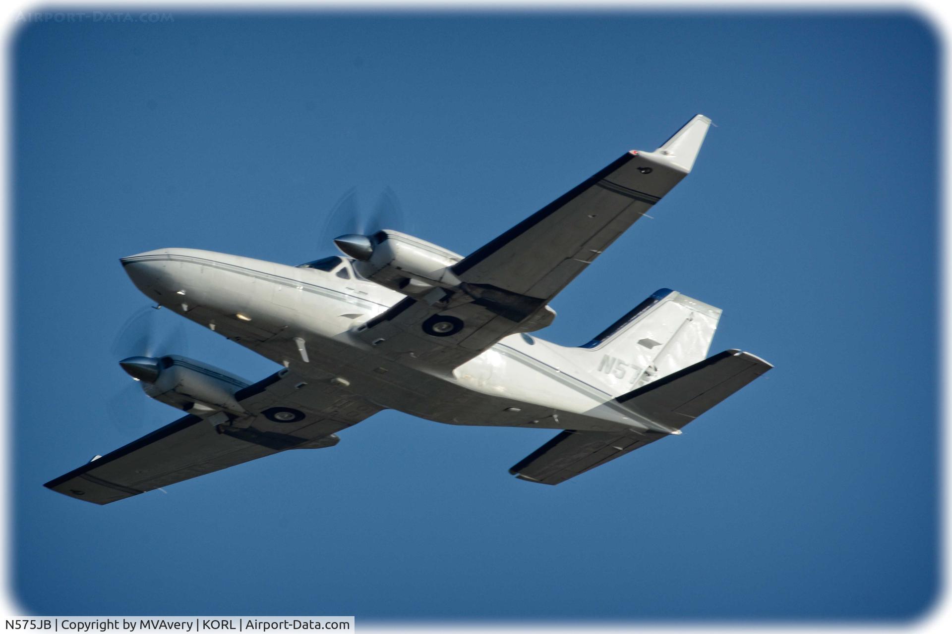 N575JB, Cessna 414A Chancellor C/N 414A0426, Photo taken from Col Joe Kissinger Park Feb 2015