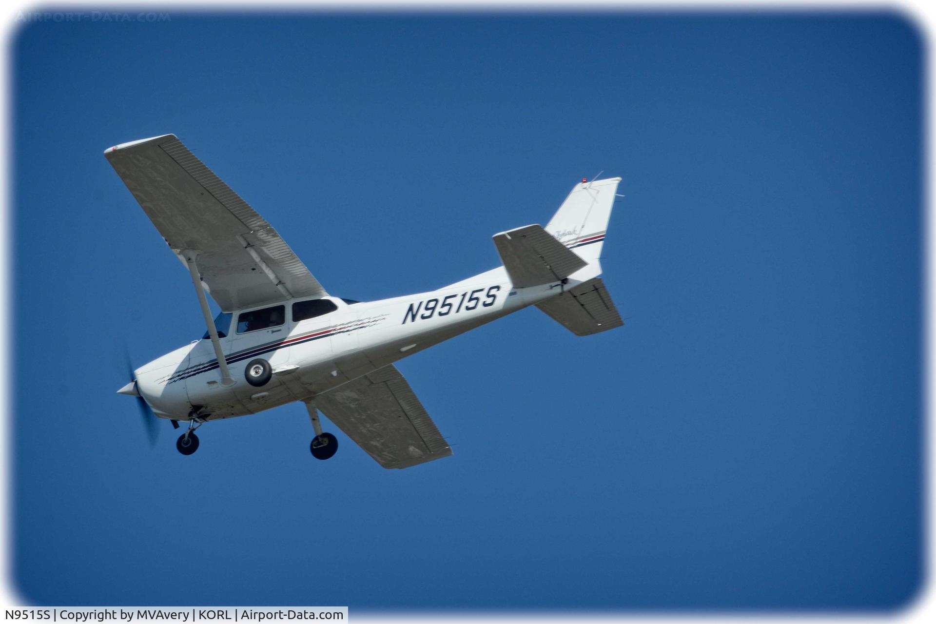 N9515S, 1998 Cessna 172R C/N 17280398, Photo taken from Col Joe Kissinger Park Feb 2015