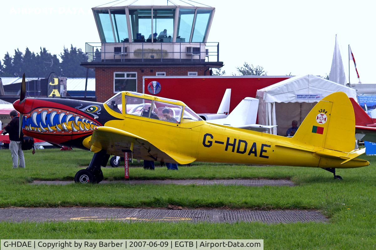 G-HDAE, 1951 De Havilland DHC-1 Chipmunk T.20 C/N C1/0280, De Havilland Canada DHC-1 Chipmunk T.20 [C1/0280] Booker~G 09/06/2007