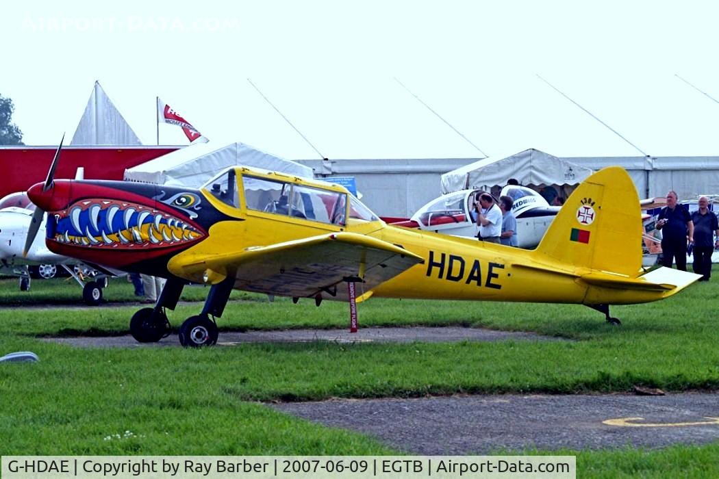 G-HDAE, 1951 De Havilland DHC-1 Chipmunk T.20 C/N C1/0280, De Havilland Canada DHC-1 Chipmunk T.20 [C1/0280] Booker~G 09/06/2007