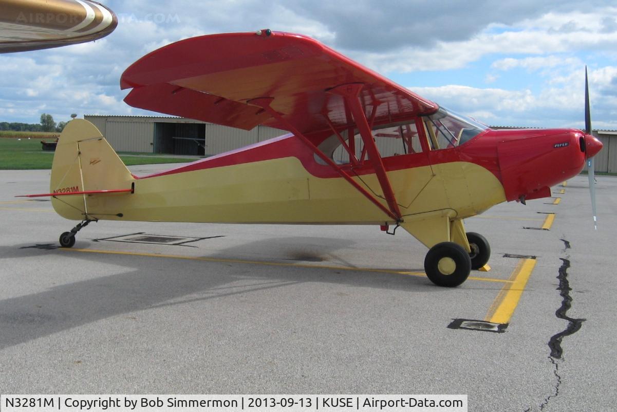 N3281M, 1947 Piper PA-12 Super Cruiser C/N 12-2140, On the ramp at Wauseon, OH