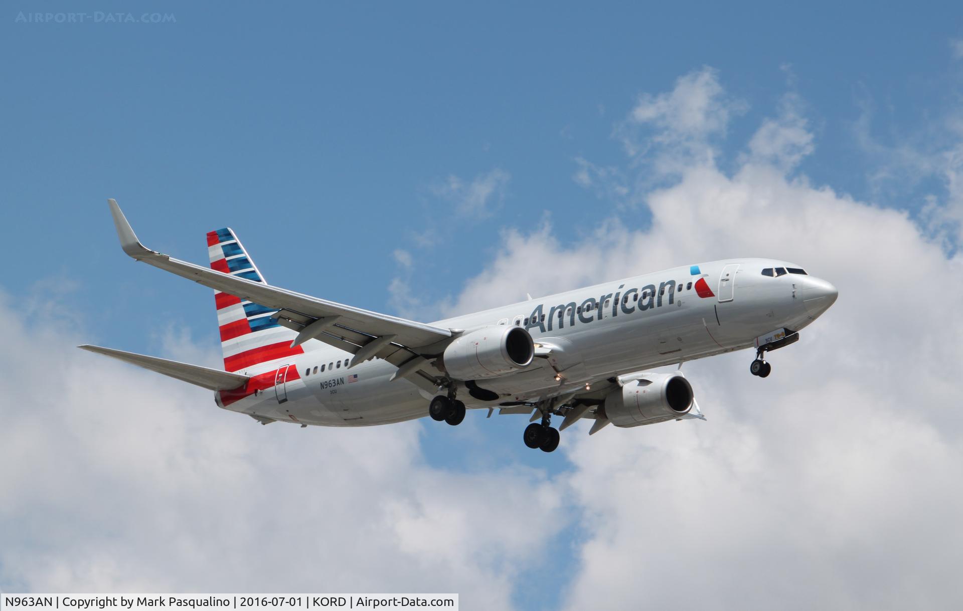 N963AN, 2001 Boeing 737-823 C/N 29543, Boeing 737-800