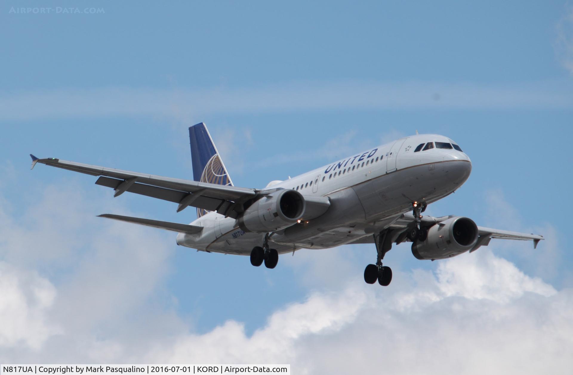 N817UA, 1998 Airbus A319-131 C/N 873, Airbus A319