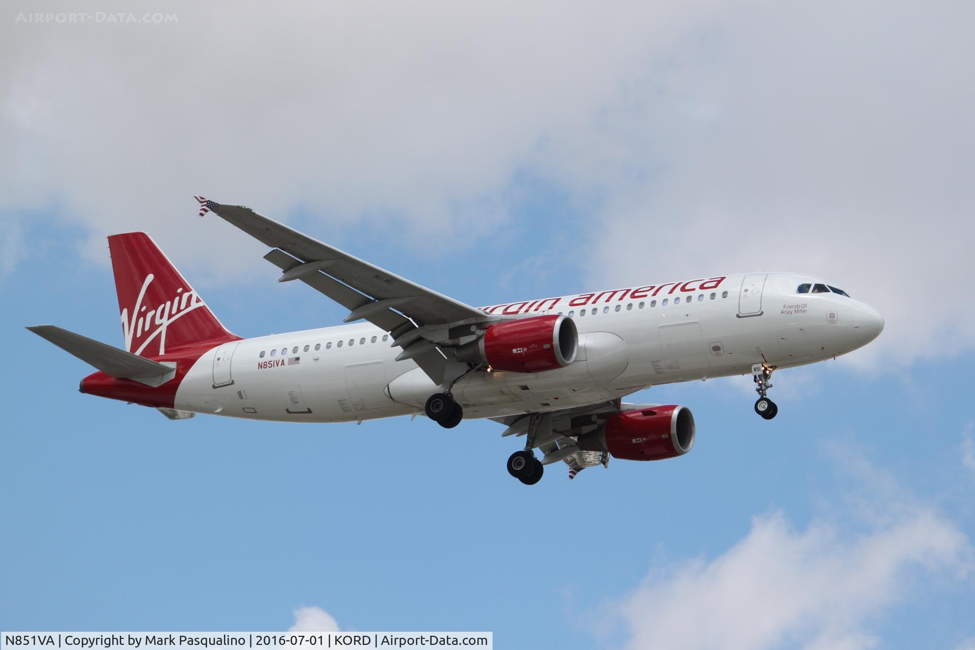 N851VA, 2012 Airbus A320-214 C/N 4999, Airbus A320