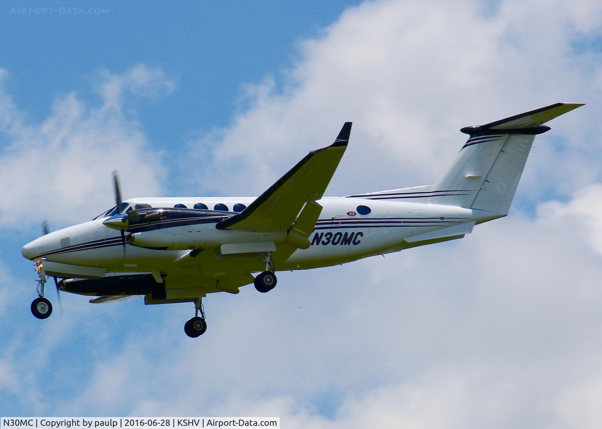N30MC, 2006 Raytheon Aircraft Company B300 C/N FL-493, At Shreveport Regional.