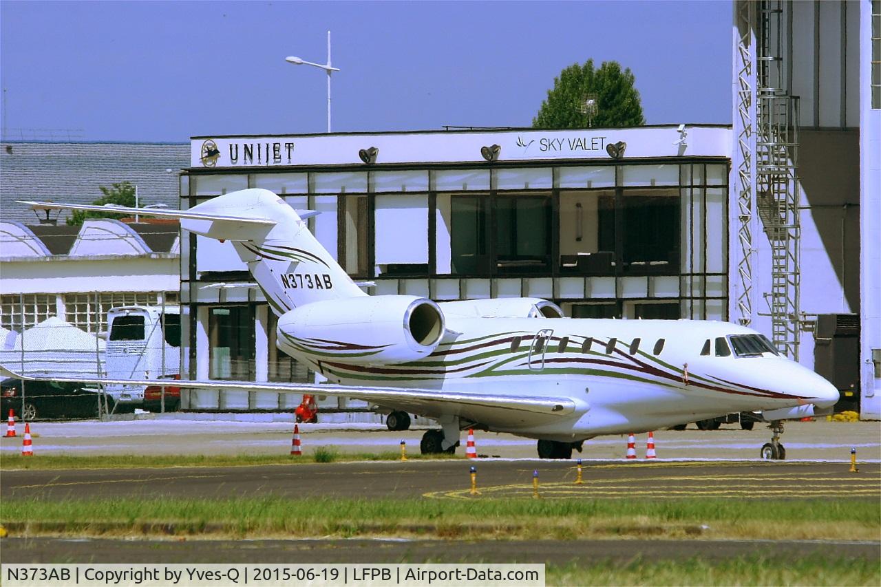 N373AB, 2005 Cessna 750 Citation X Citation X C/N 750-0243, Cessna 750, Parking area, Paris-Le Bourget (LFPB-LBG)