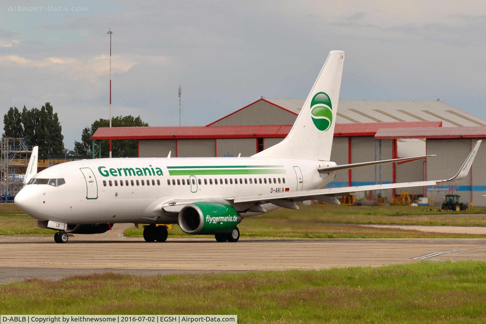D-ABLB, 2008 Boeing 737-76J C/N 36115, Different Aircraft !