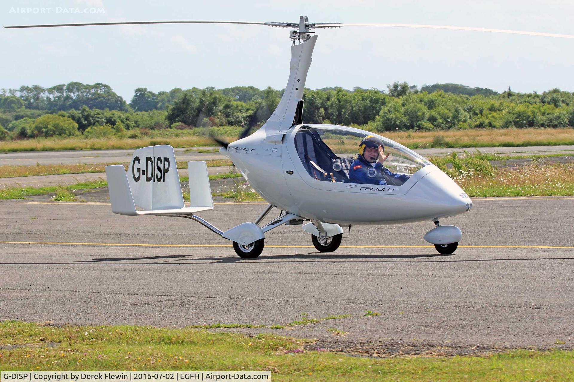G-DISP, 2016 RotorSport UK Calidus C/N RSUK/CALS/030, Calidus, taxxing out prior to departing to display at WNAS16.