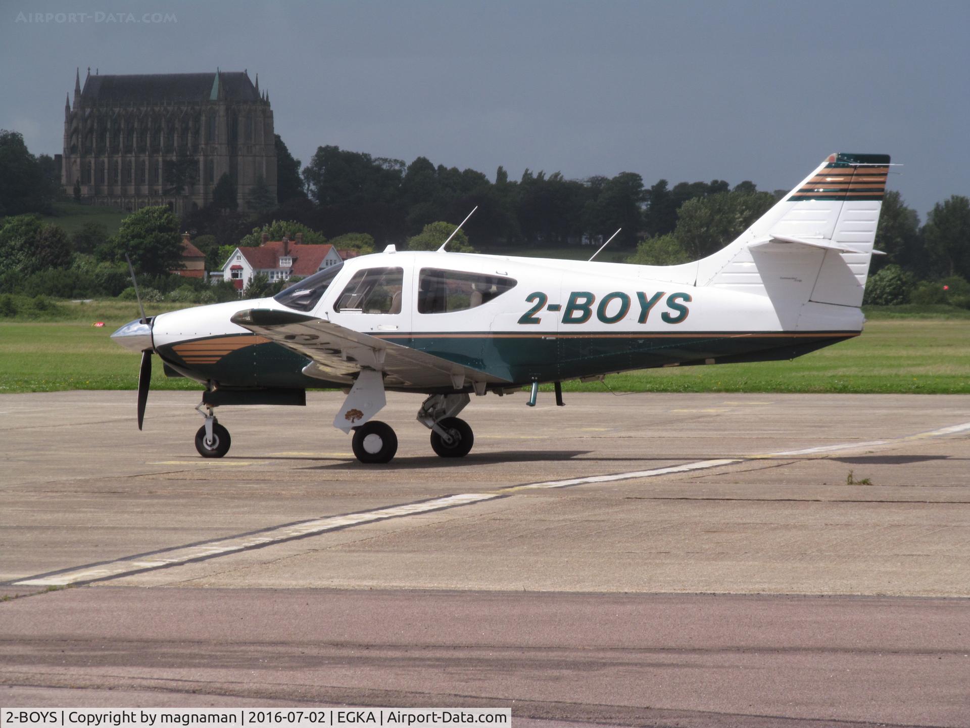 2-BOYS, 1994 Rockwell Commander 114B C/N 14609, on sunny shoreham apron