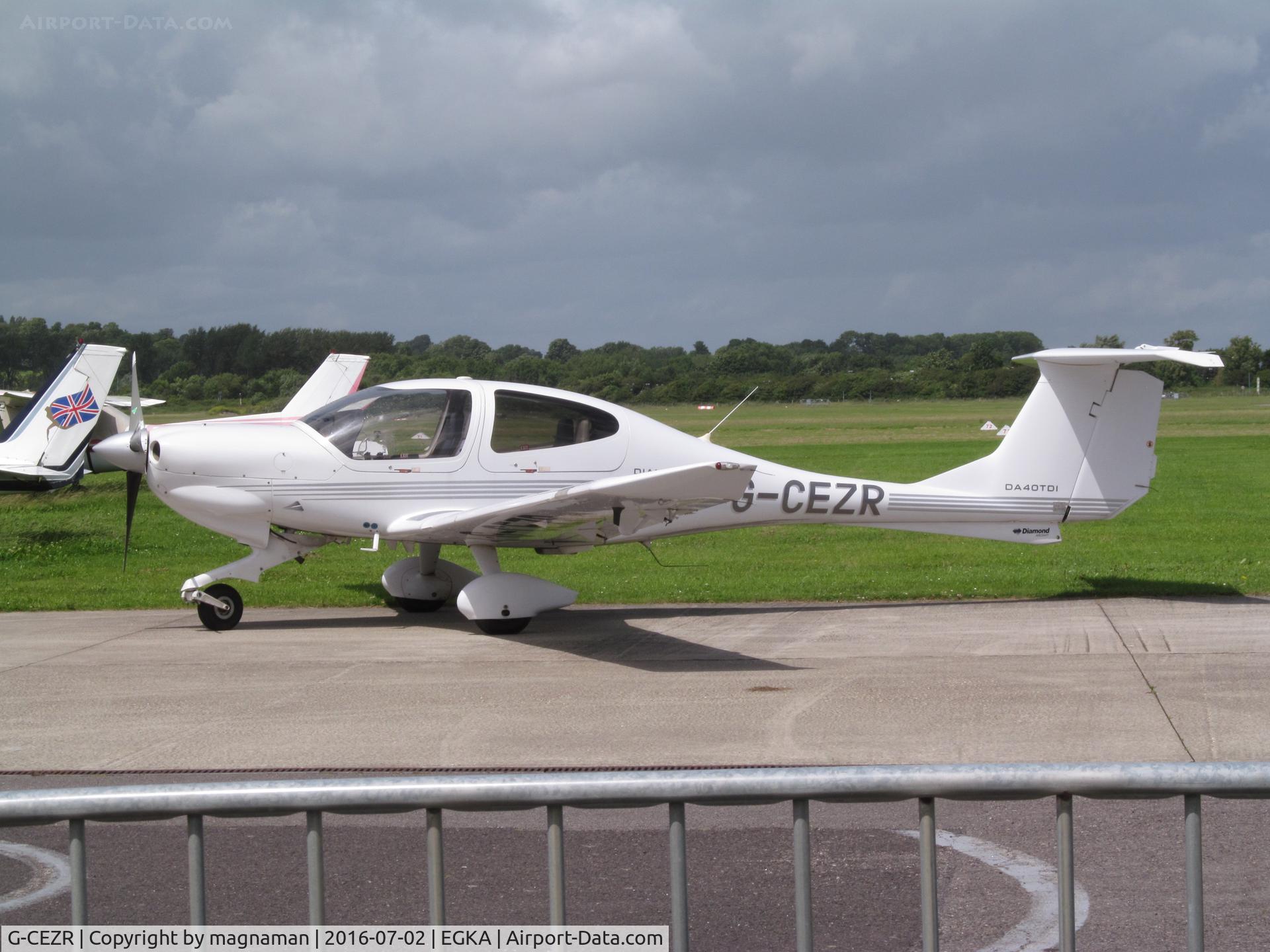 G-CEZR, 2008 Diamond DA-40D Diamond Star C/N D4.343, render unto....