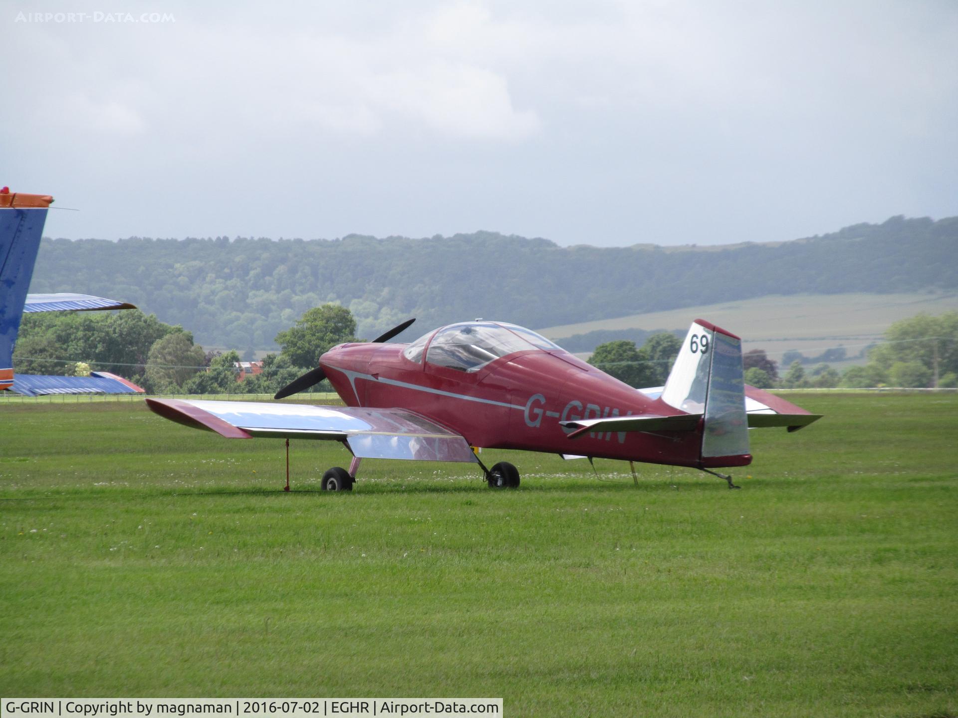 G-GRIN, 1999 Vans RV-6 C/N PFA 181-12409, nothing to smile about weather today