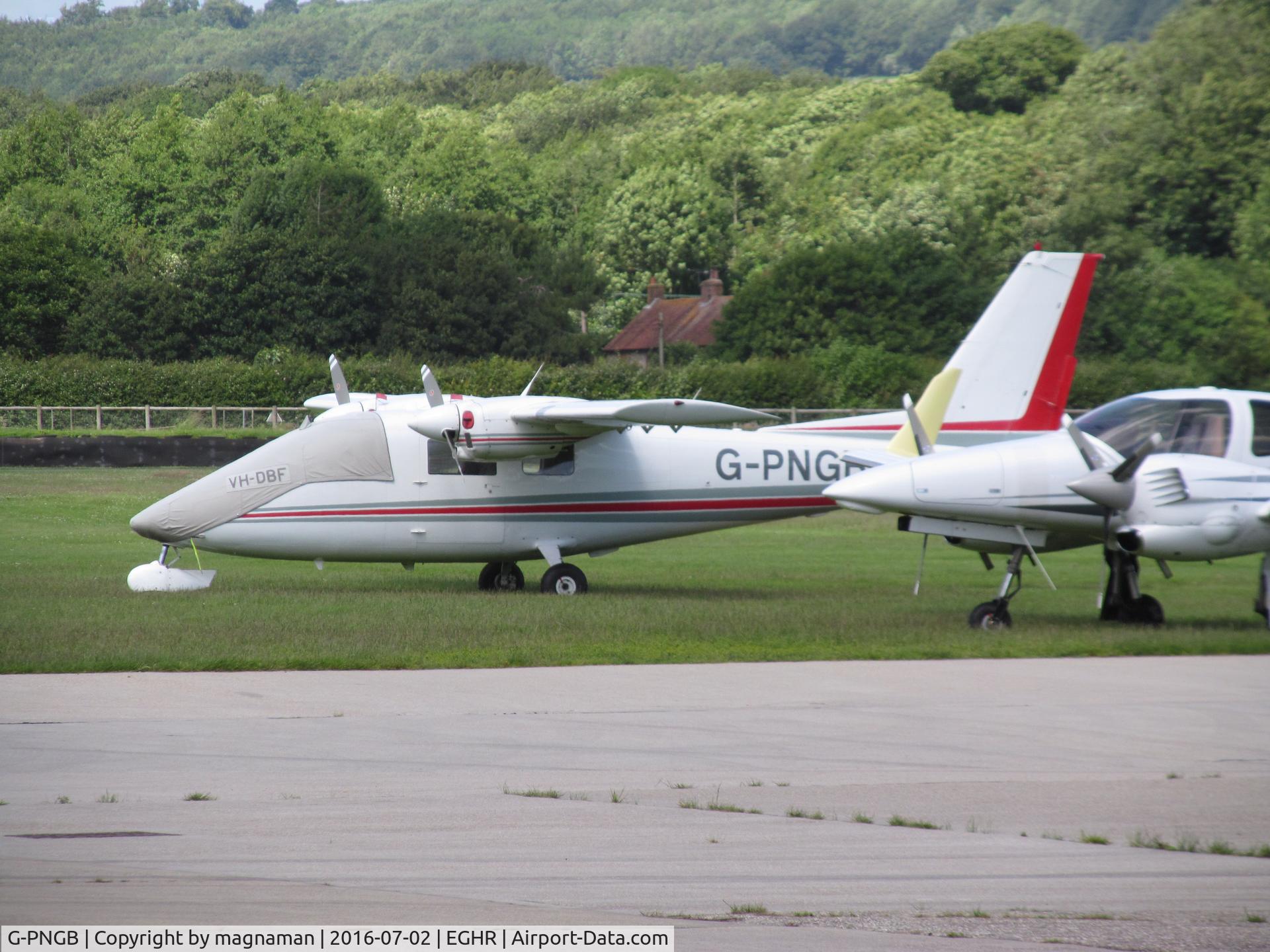 G-PNGB, 1975 Partenavia P-68B C/N 37, ex aussie machine as cover belies