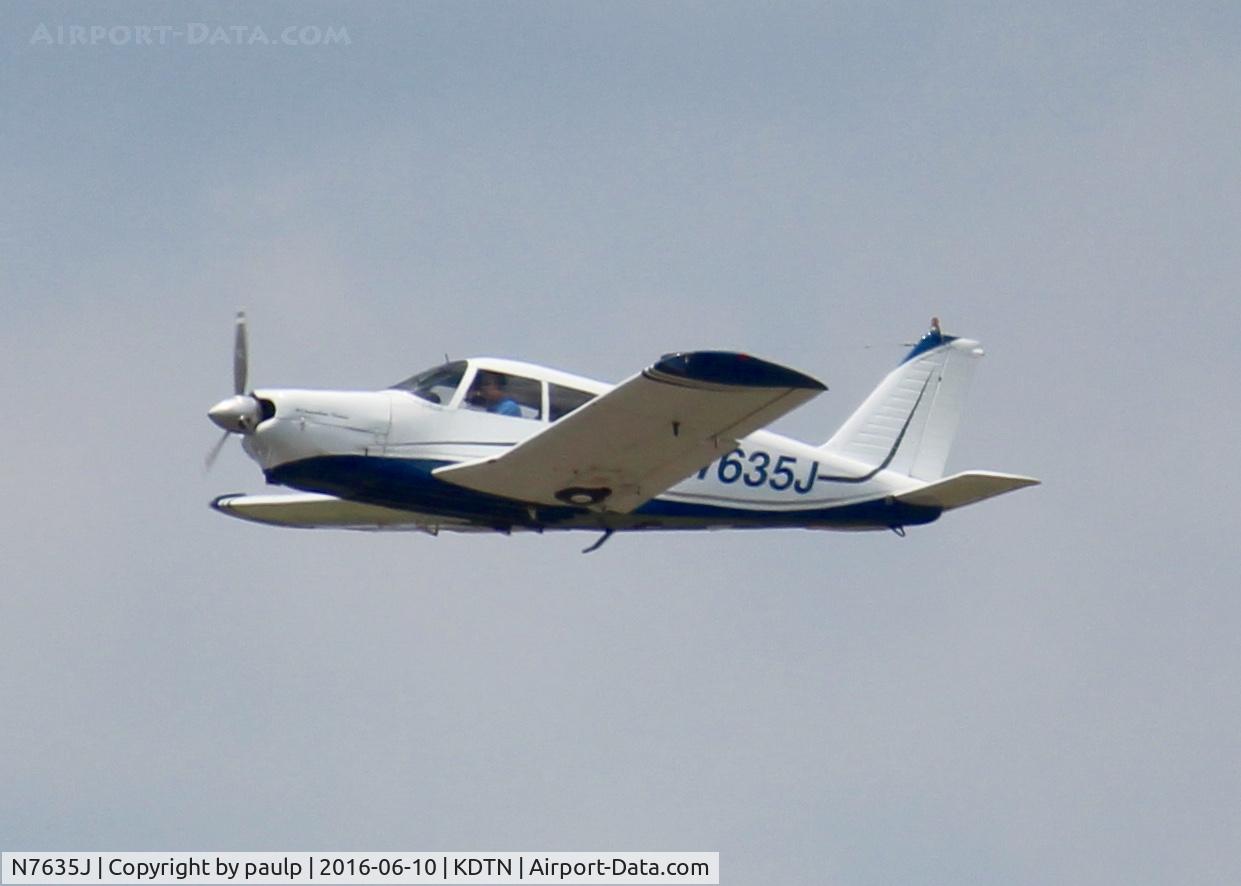 N7635J, 1969 Piper PA-28R-180 Cherokee Arrow C/N 28R-31032, At Downtown Shreveport.