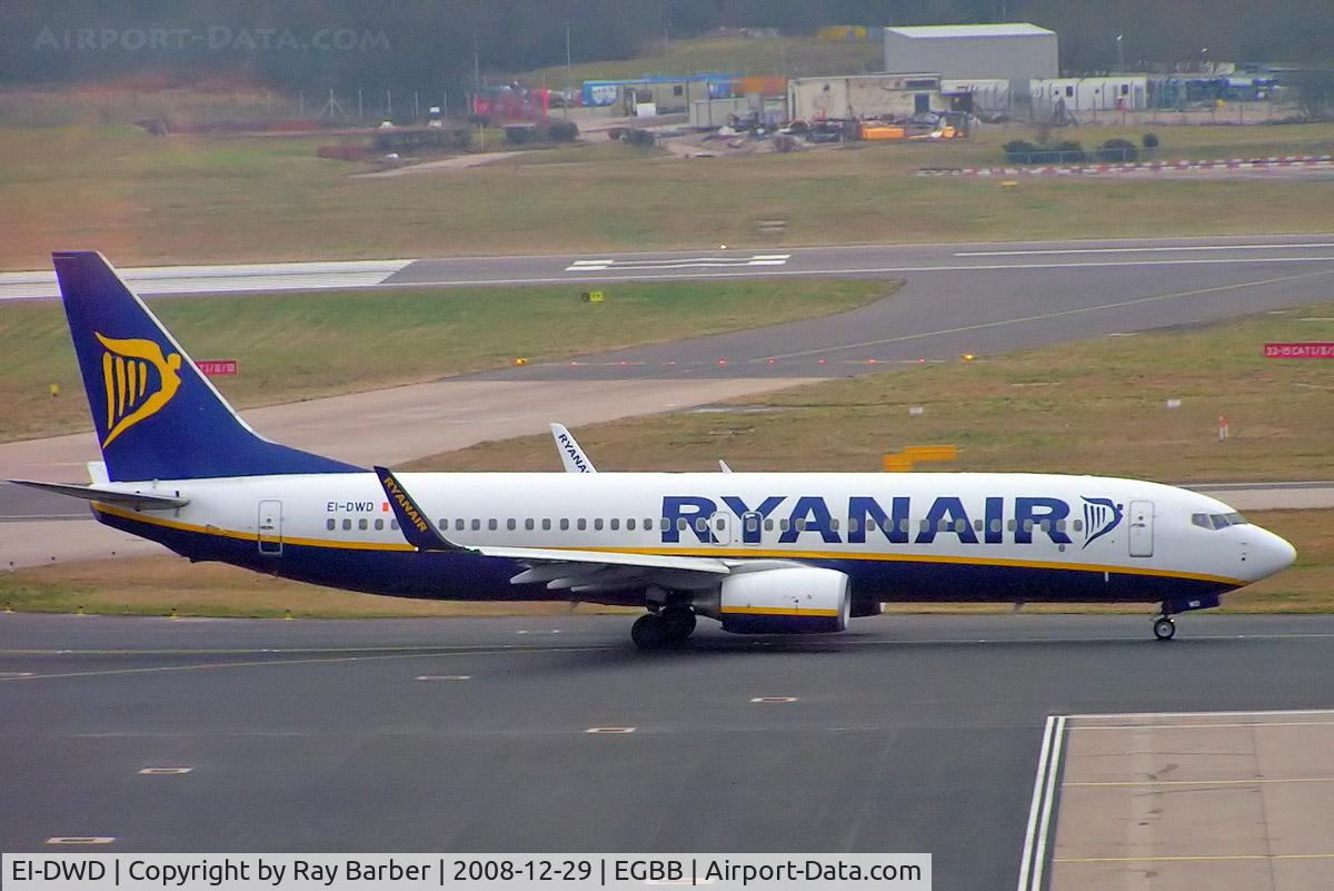 EI-DWD, 2007 Boeing 737-8AS C/N 33642, Boeing 737-8AS [33642] (Ryanair) Birmingham Int'l~G 29/12/2008