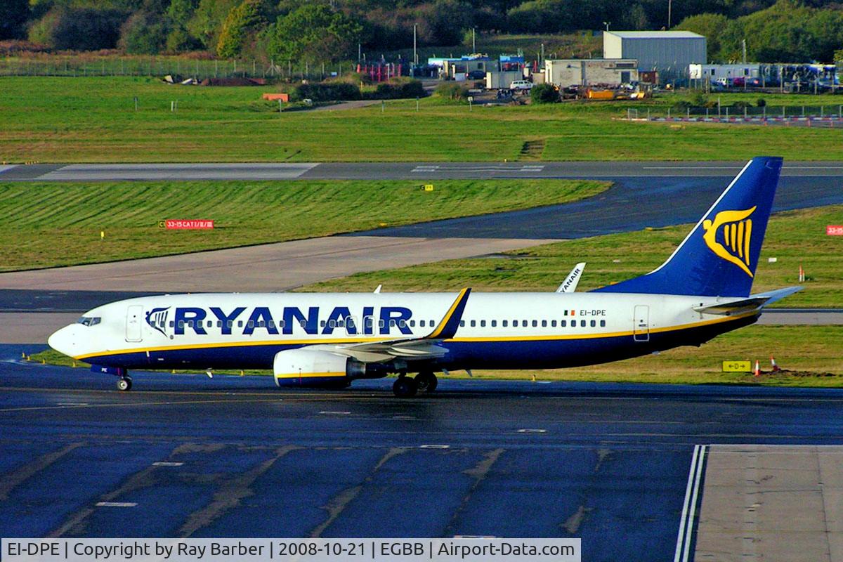 EI-DPE, 2006 Boeing 737-8AS C/N 33605, Boeing 737-8AS [33605] (Ryanair) Birmingham Int'l~G 21/10/2008