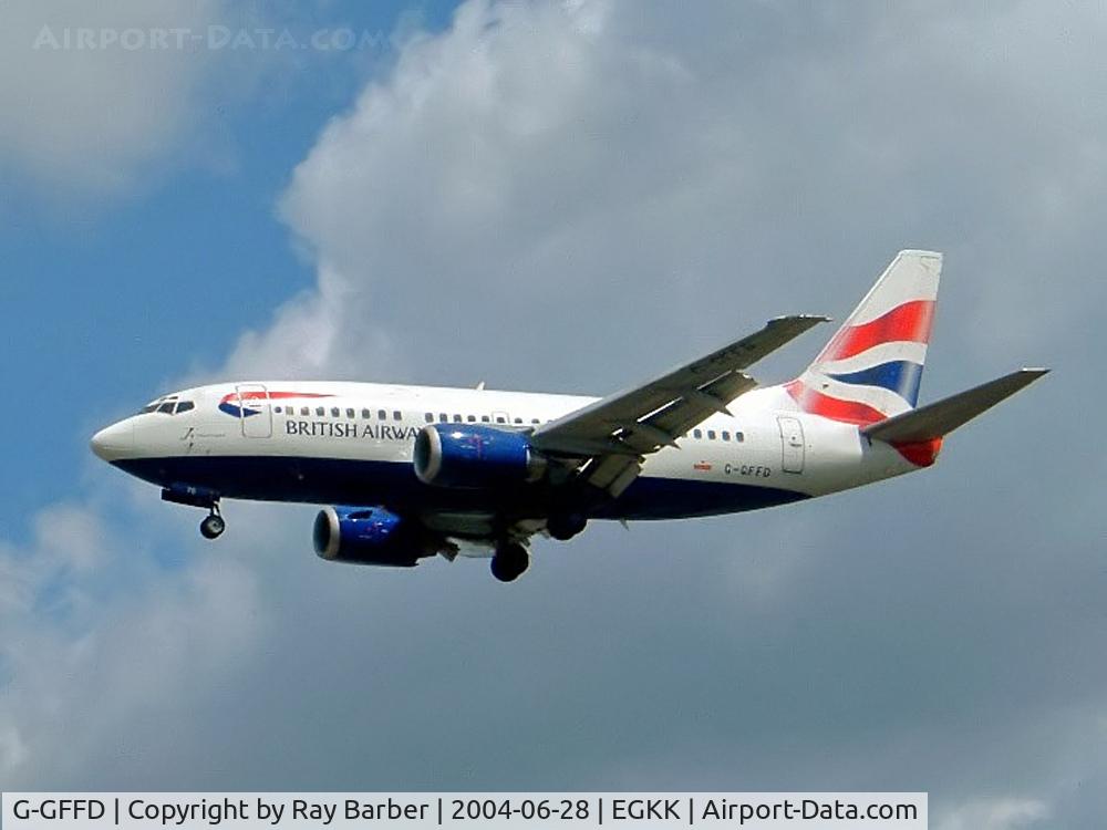 G-GFFD, 1991 Boeing 737-59D C/N 26419, Boeing 737-59D [26419] (British Airways) Gatwick~G 28/06/2004