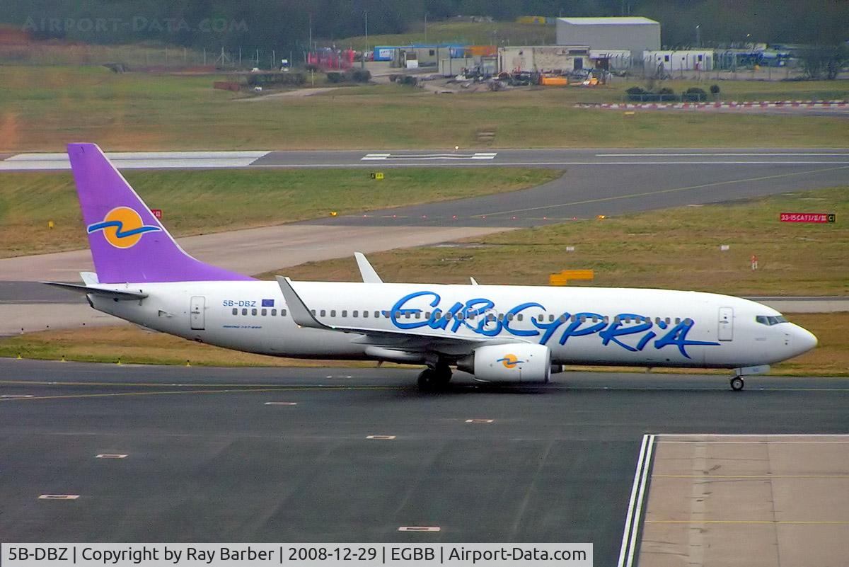 5B-DBZ, 2006 Boeing 737-8BK C/N 33030, Boeing 737-8BK [33030] (Eurocypria) Birmingham Int'l~G 29/12/2008