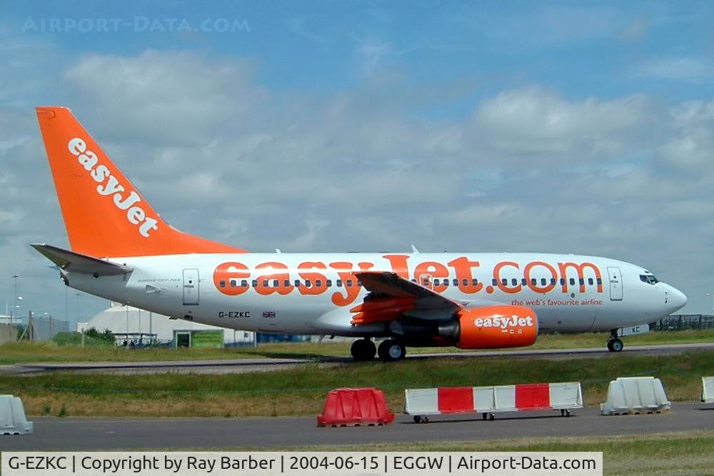 G-EZKC, 2004 Boeing 737-73V C/N 32424, Boeing 737-73V [32424] (Easyjet) Luton~G 15/06/2004