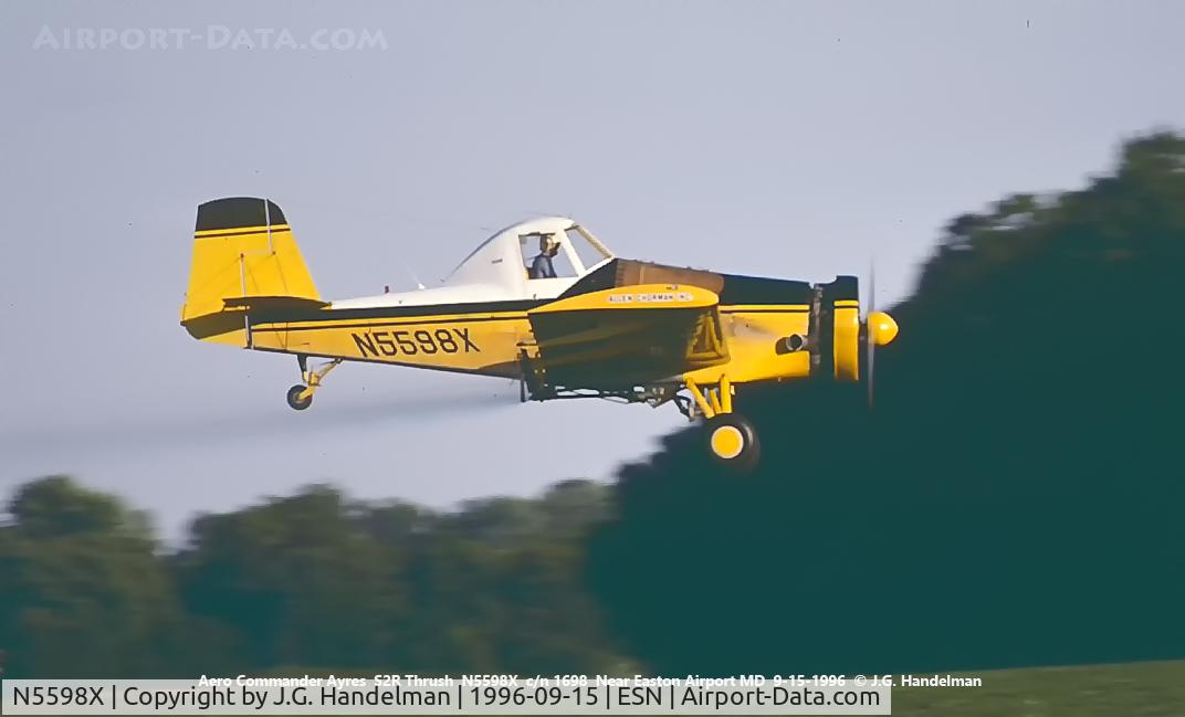 N5598X, 1972 Aero Commander S2R C/N 1698R, Spraying .