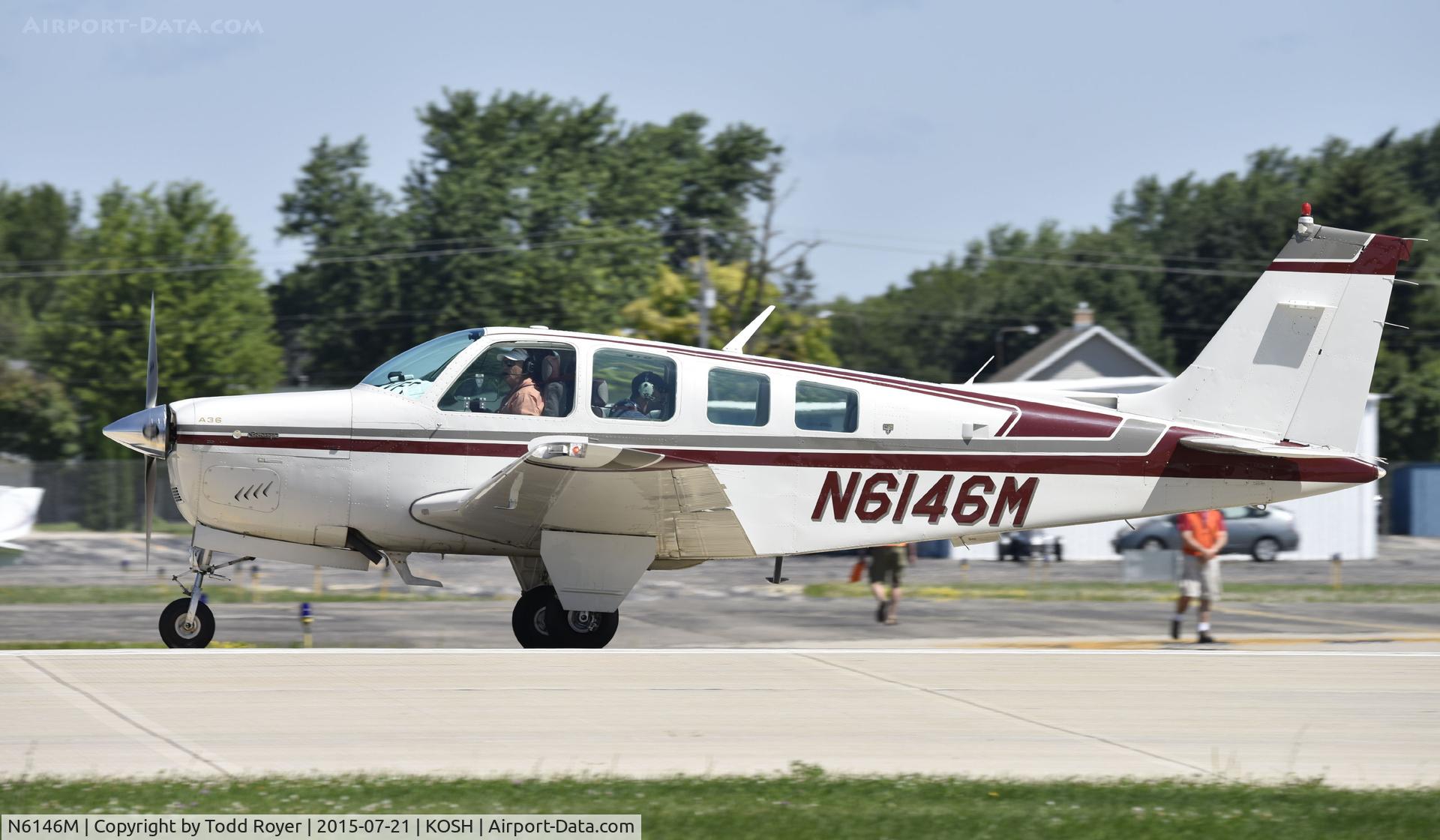 N6146M, 1981 Beech A36 Bonanza 36 C/N E-1959, Airventure 2015