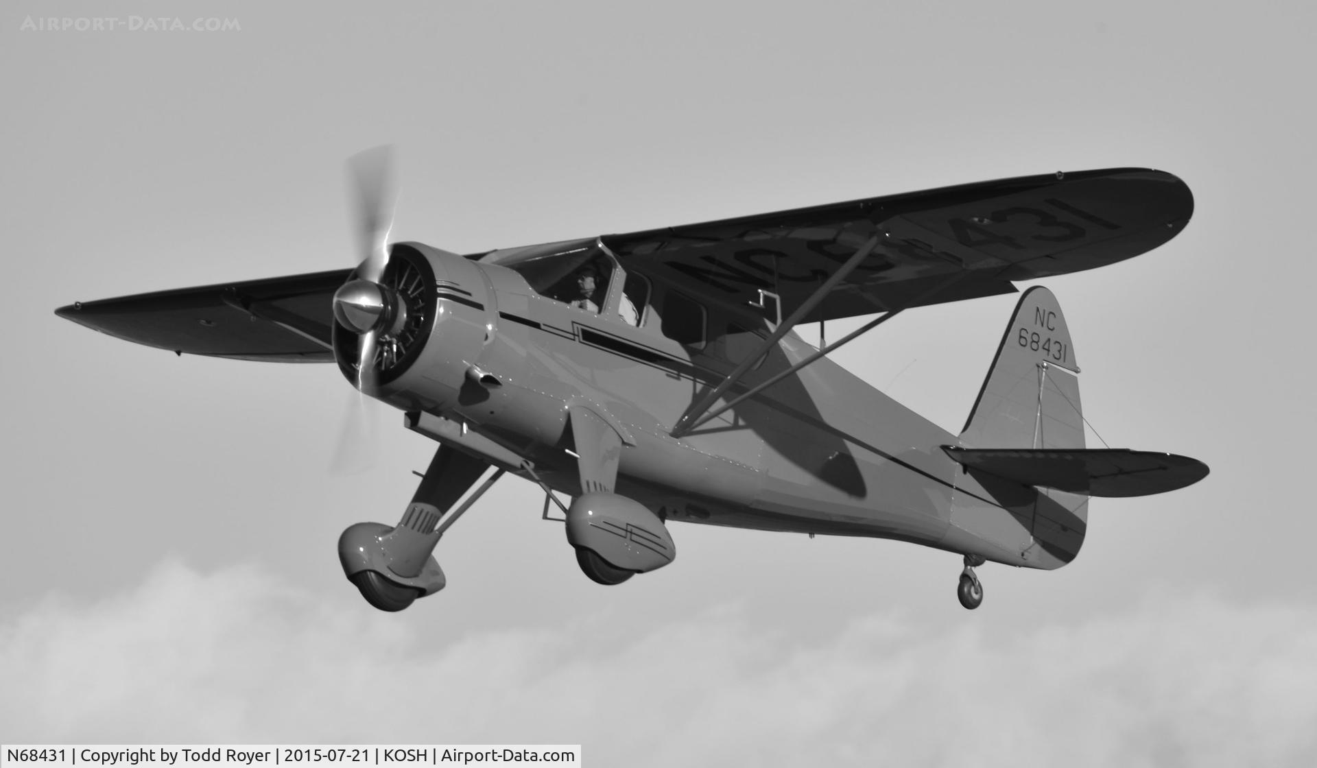 N68431, 1943 Howard Aircraft DGA-15P C/N 991, Airventure 2015