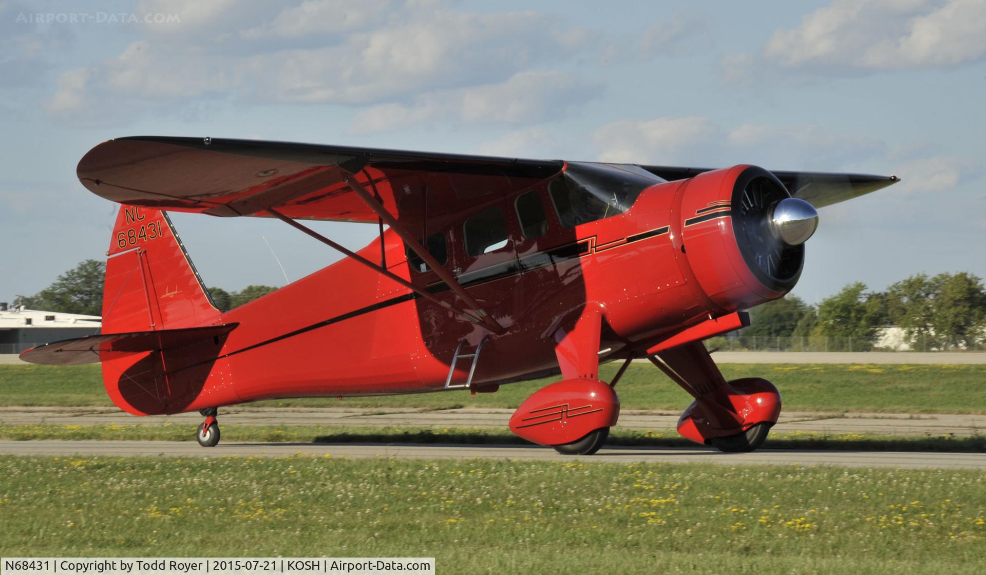 N68431, 1943 Howard Aircraft DGA-15P C/N 991, Airventure 2015