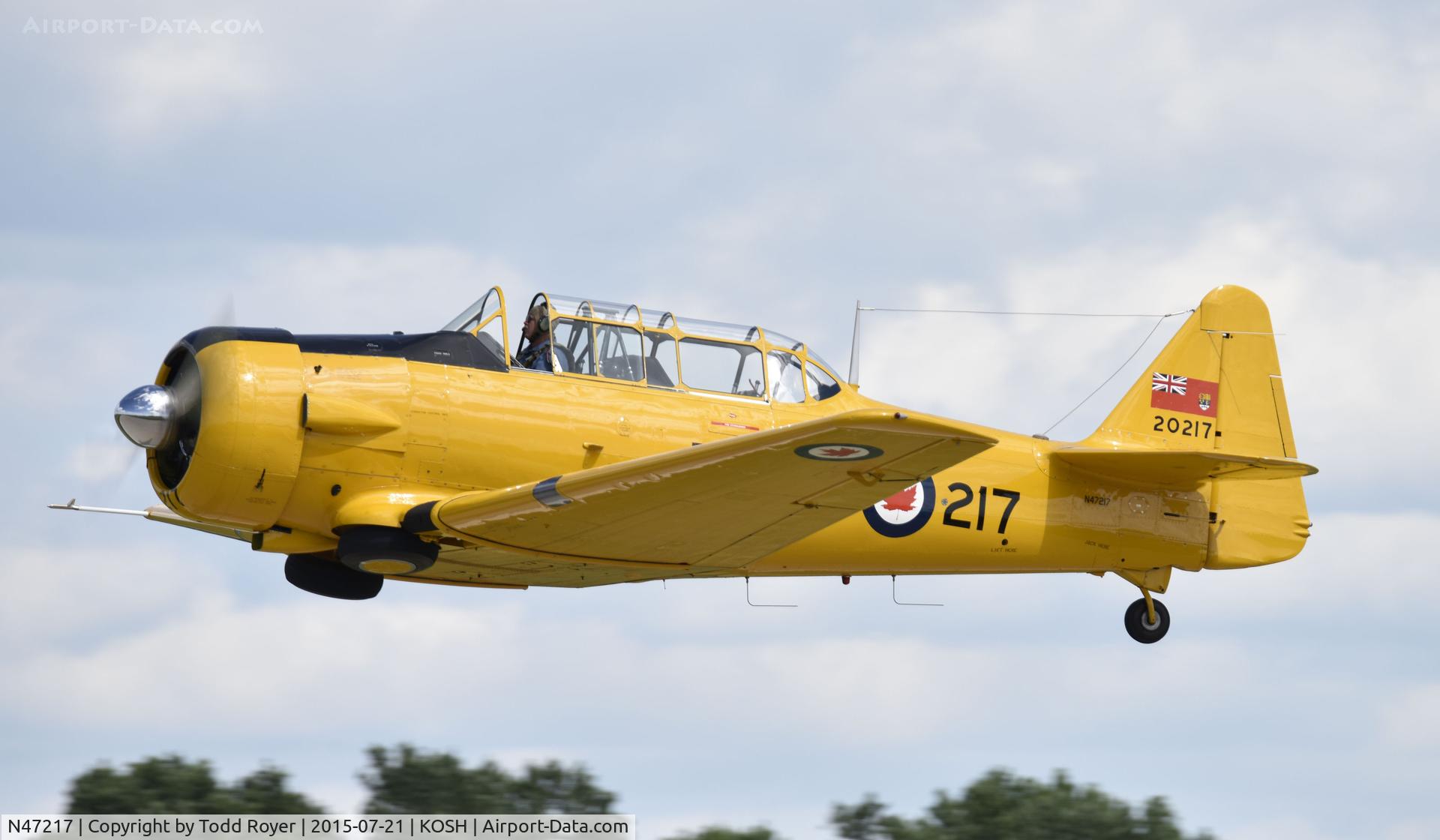 N47217, 1951 Canadian Car & Foundry Harvard MK IV C/N CCF4-8, Airventure 2015