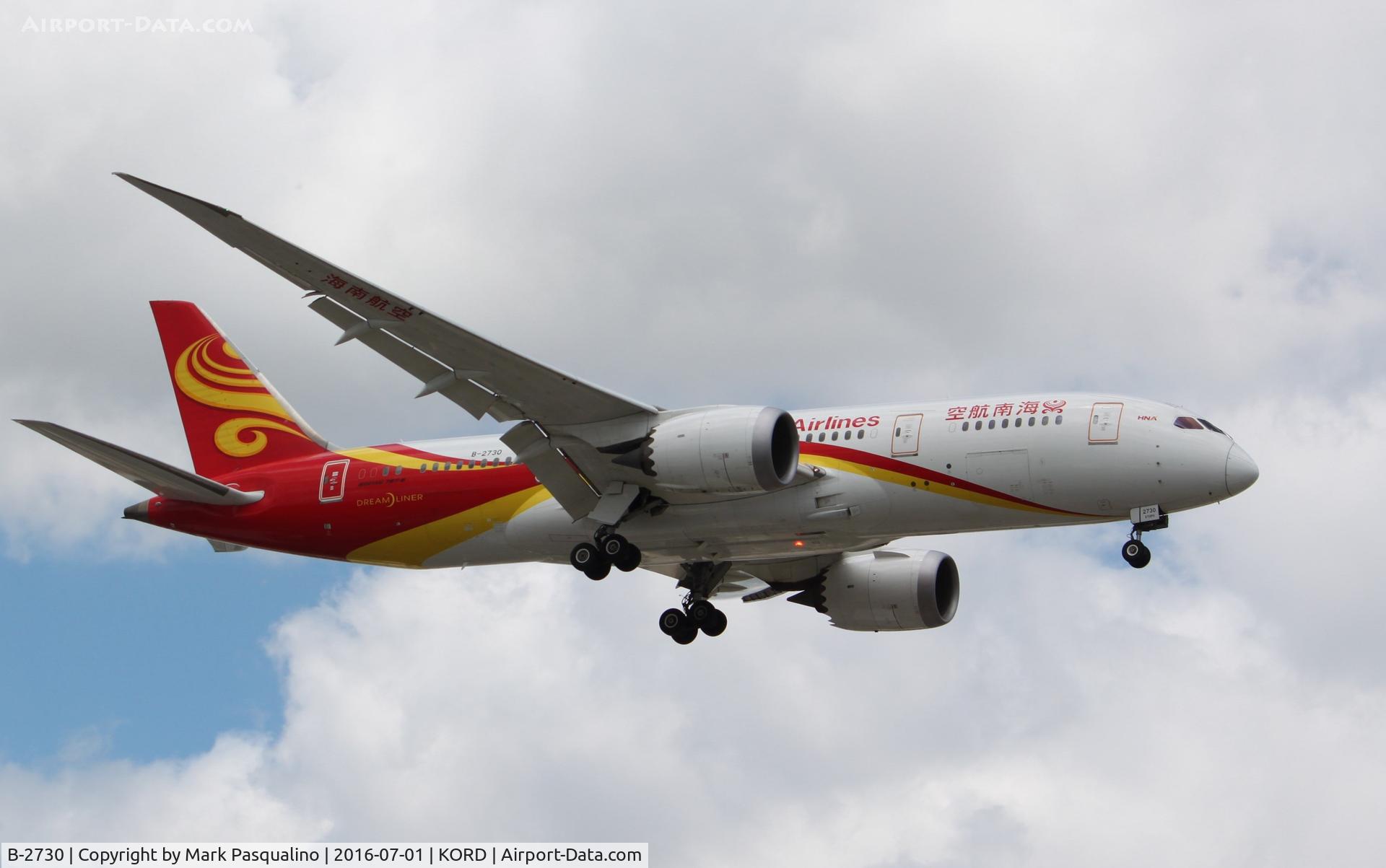 B-2730, 2013 Boeing 787-8 Dreamliner C/N 34943, Boeing 787-8