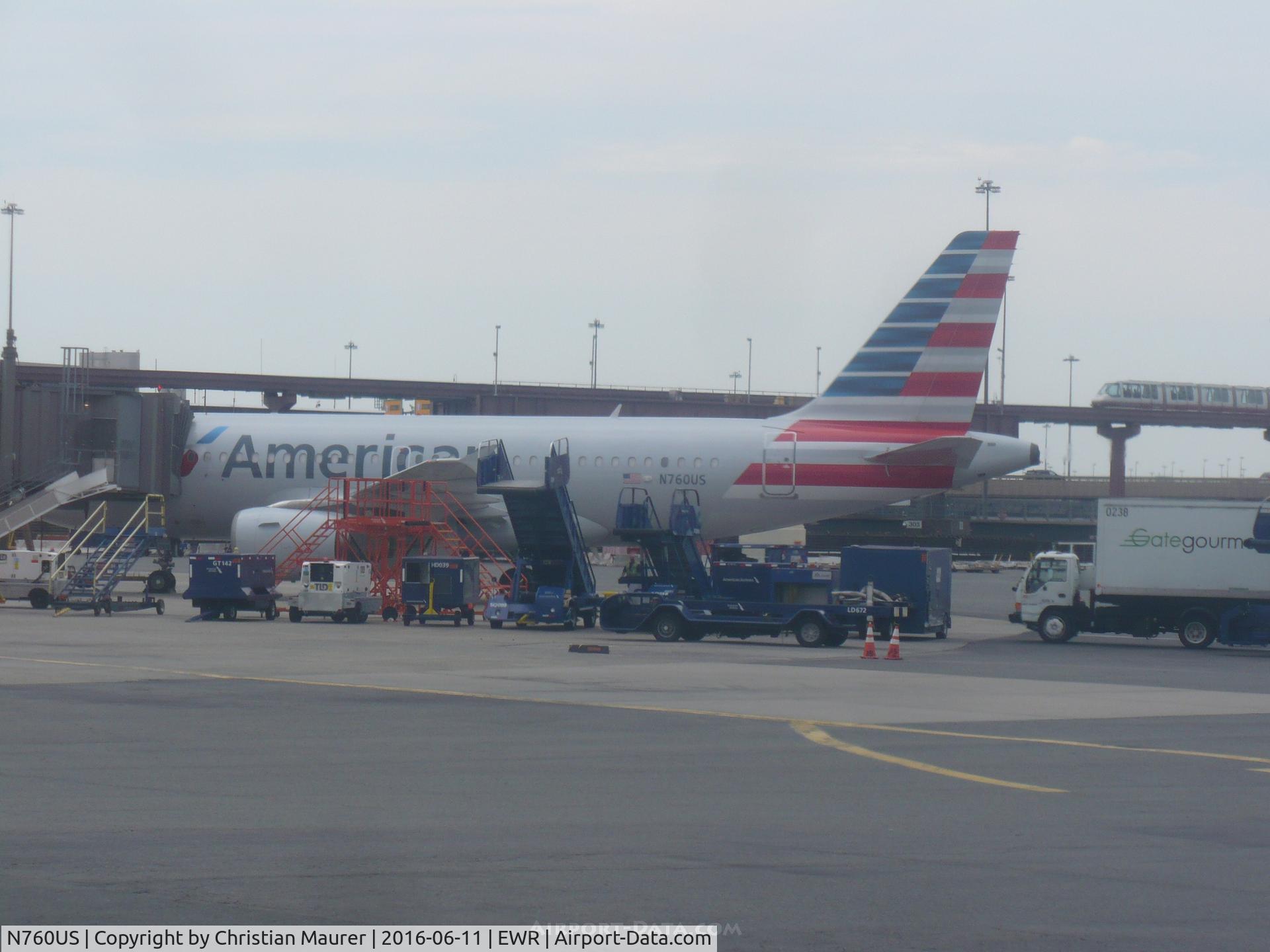 N760US, 2000 Airbus A319-112 C/N 1354, American A319