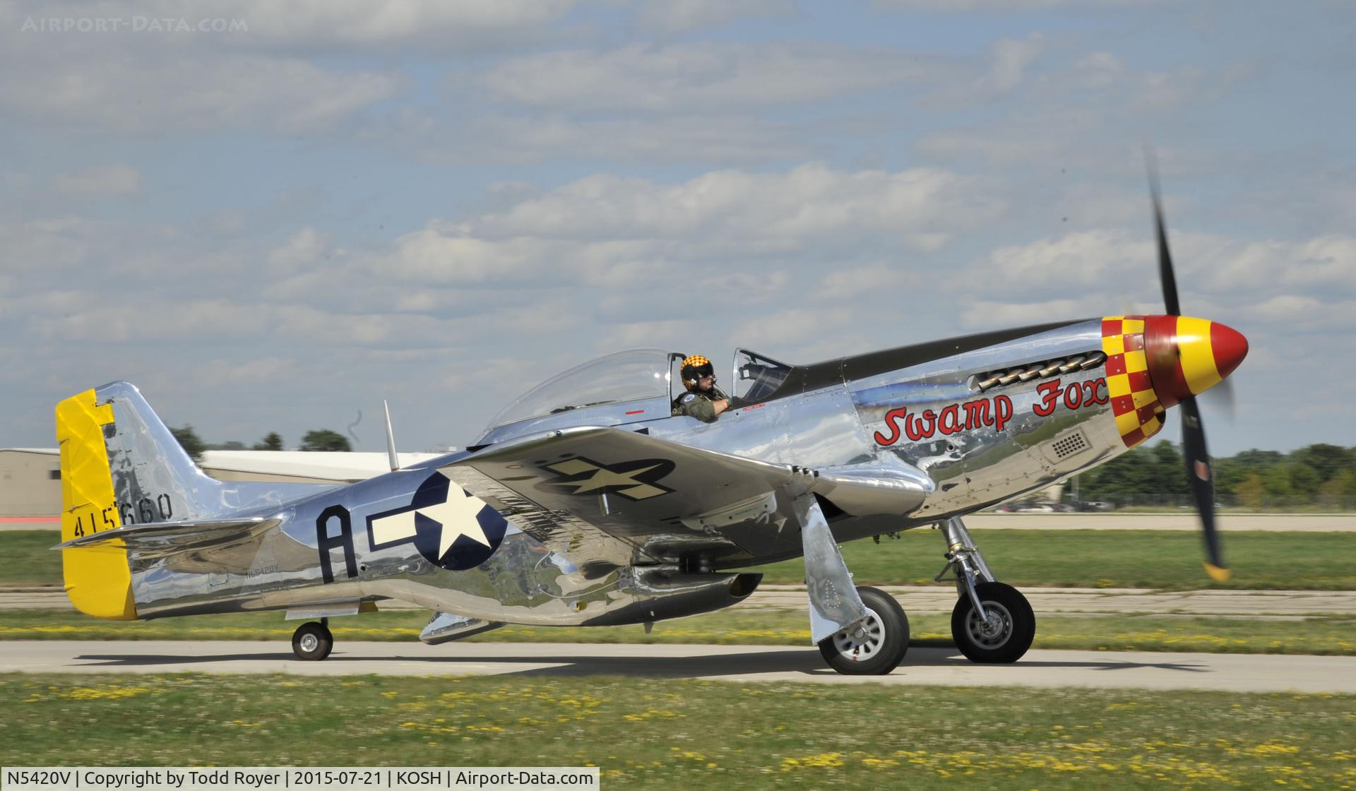 N5420V, 1944 North American/aero Classics P-51D C/N 44-74202, Airventure 2015