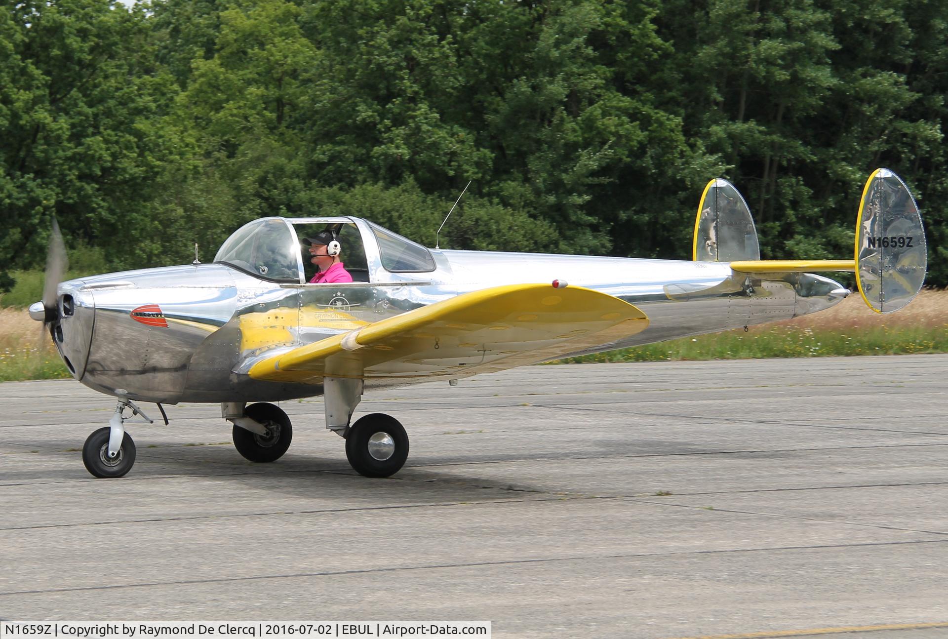 N1659Z, 1949 Erco 415-G Ercoupe Ercoupe C/N 5021, At Ursel Avia 2016.