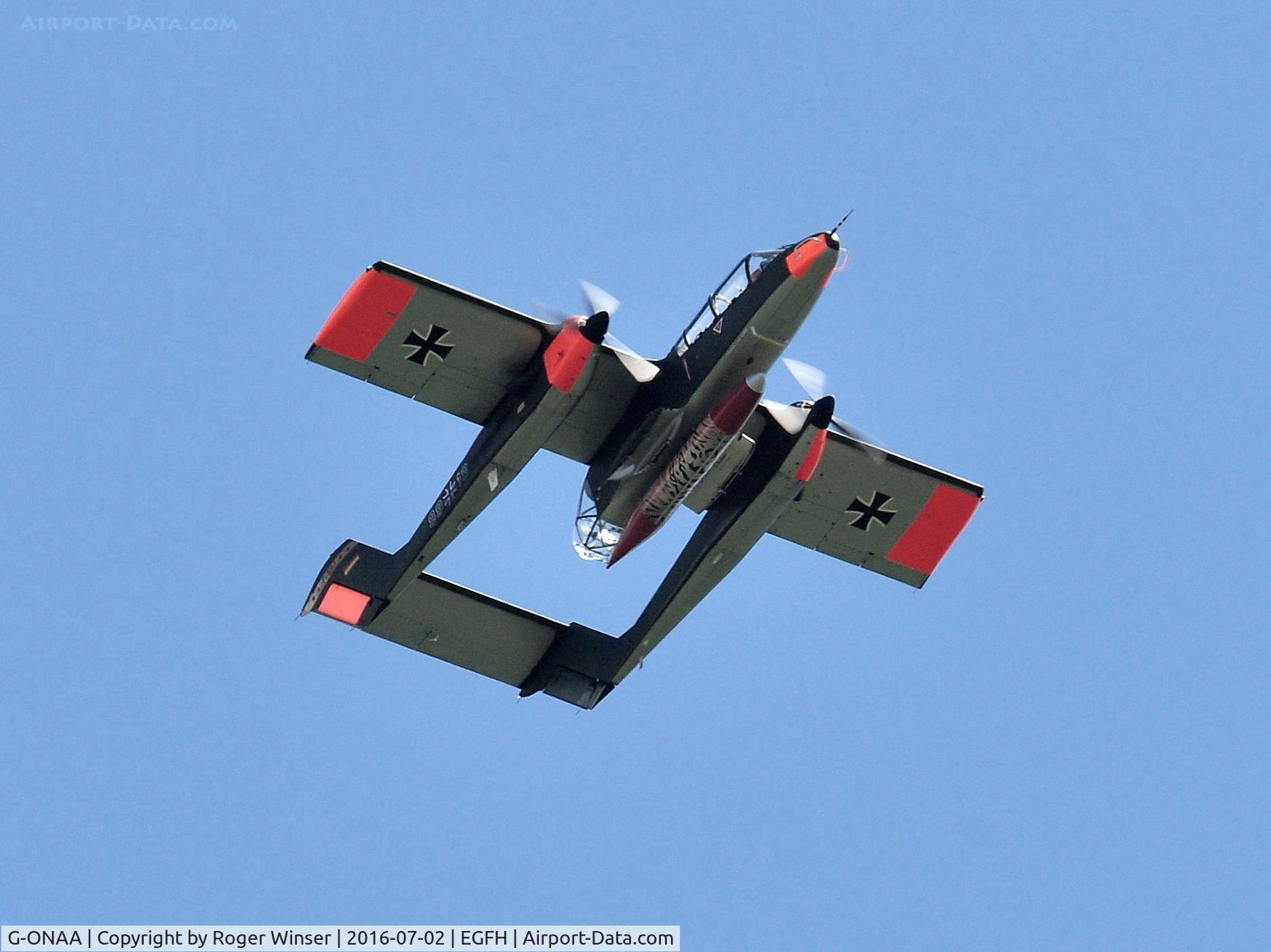 G-ONAA, 1971 North American OV-10B Bronco C/N 338-3, In German AF markings 99+18.
