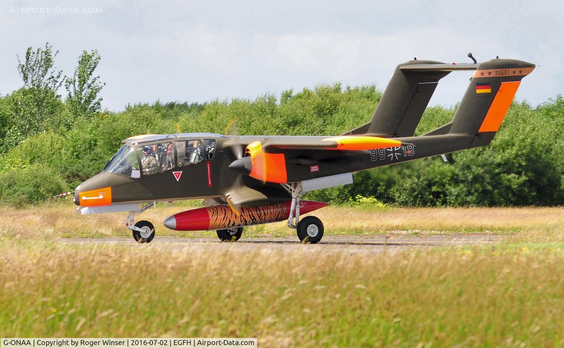 G-ONAA, 1971 North American OV-10B Bronco C/N 338-3, In German AF markings 99+18.