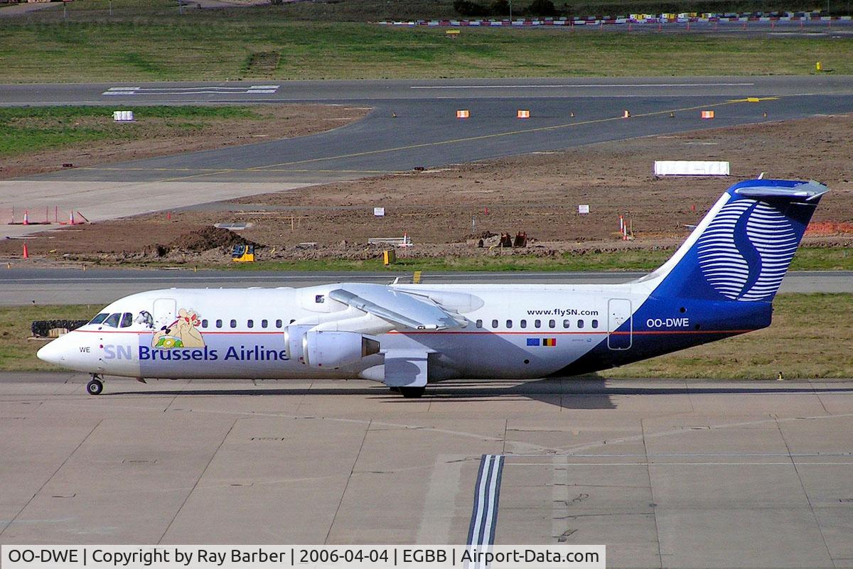 OO-DWE, 1998 British Aerospace Avro 146-RJ100 C/N E3327, BAe 146-RJ100 [E3327] (SN Brussels Airlines) Birmingham Int'l~G 04/04/2006