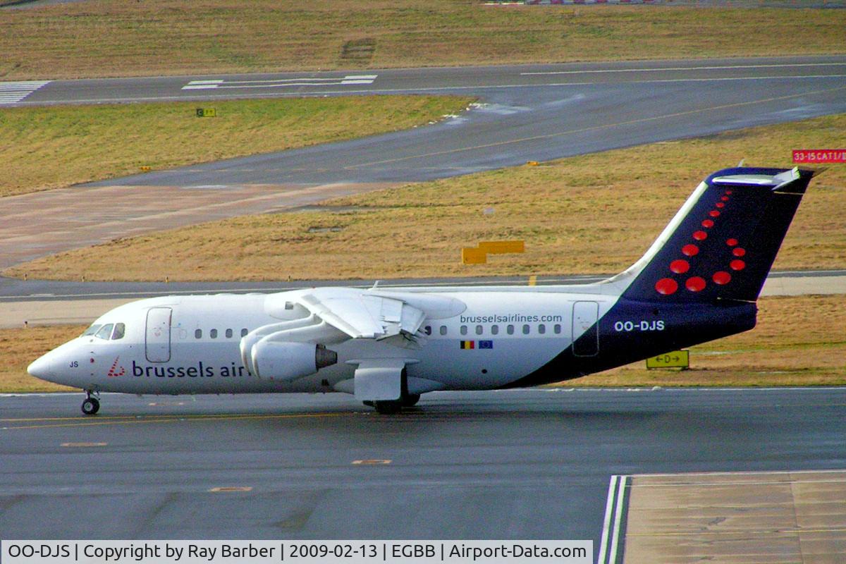 OO-DJS, 1996 British Aerospace Avro 146-RJ85 C/N E.2292, BAe 146-RJ85 [E2292] (Brussels Airlines) Birmingham Int'l~G 13/02/2009