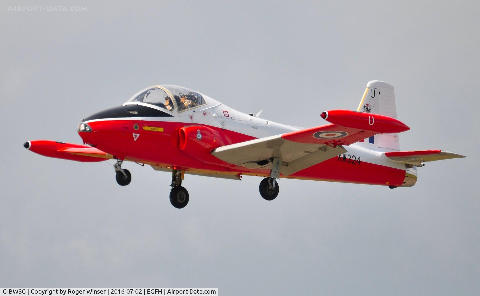 G-BWSG, 1970 BAC 84 Jet Provost T.5 C/N EEP/JP/988, Visiting JP.