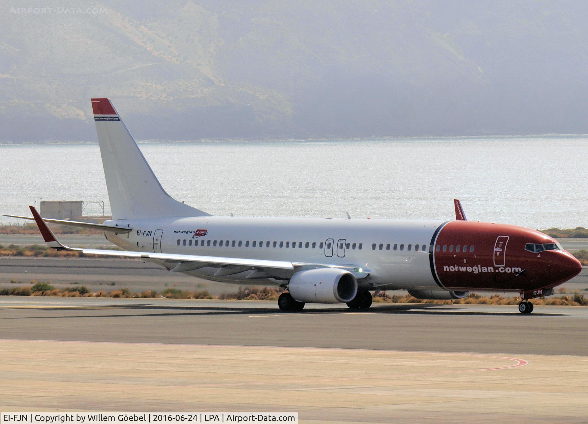EI-FJN, 2016 Boeing 737-8JP C/N 41152, Taxi to the runway of Las Palmas Airport