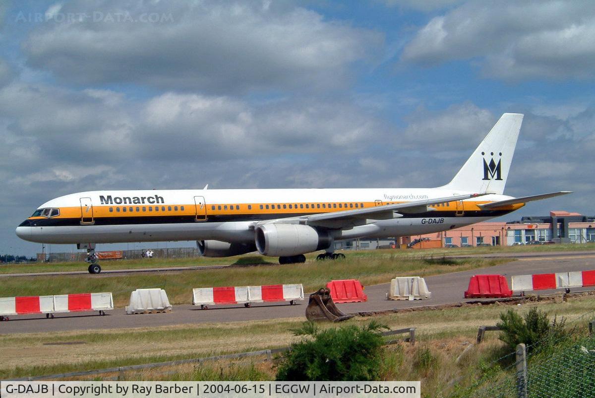 G-DAJB, 1987 Boeing 757-2T7 C/N 23770, Boeing 757-2T7 [23770] (Monarch Airlines) Luton~G 15/06/2004