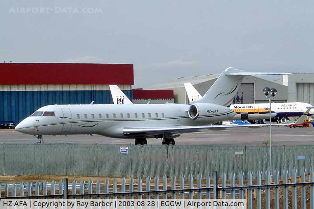 HZ-AFA, 1999 Bombardier BD-700-1A10 Global Express C/N 9029, Bombardier BD-700-1A10 Global Express [9029] Luton~G 28/08/2003