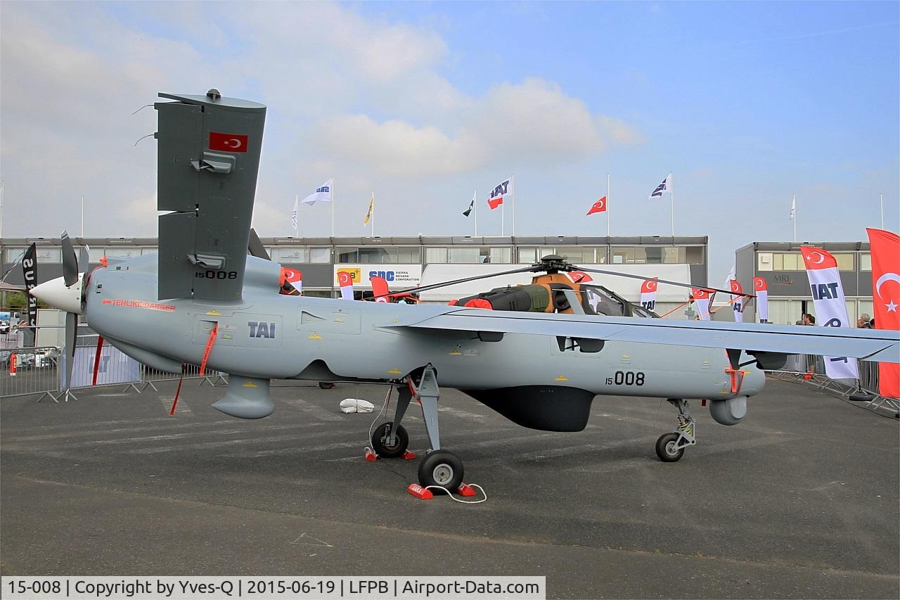 15-008, TAI Anka UAV C/N N/A, TAI Anka UAV, Static display, Paris-Le Bourget (LFPB-LBG) Air show 2015