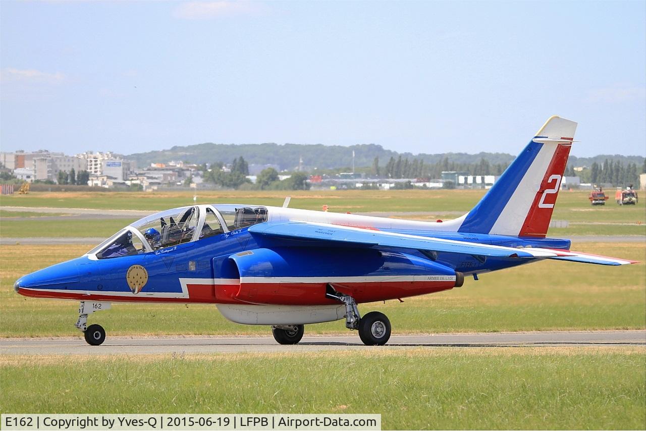 E162, Dassault-Dornier Alpha Jet E C/N E162, Dassault-Dornier Alpha Jet E (F-TERJ), Athos 02 of Patrouille de France 2015, Paris-Le Bourget (LFPB-LBG) Air show 2015