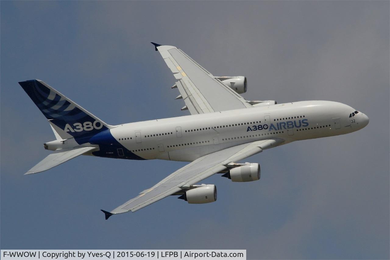 F-WWOW, 2005 Airbus A380-841 C/N 001, Airbus A380-841, On display, Paris-Le Bourget (LFPB-LBG) Air show 2015
