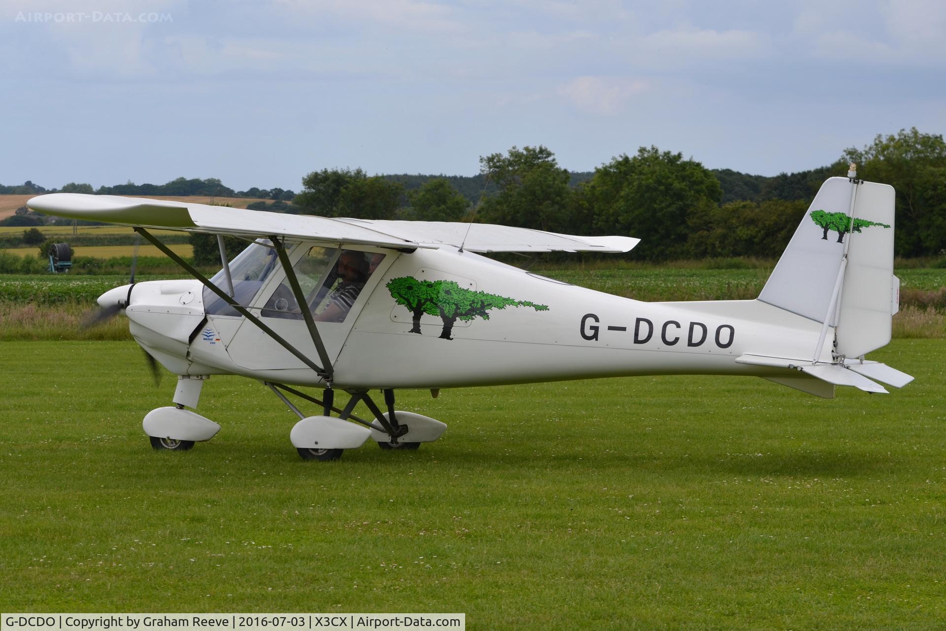 G-DCDO, 2010 Comco Ikarus C42 FB80 C/N 1008-7115, About to depart from Norwich.